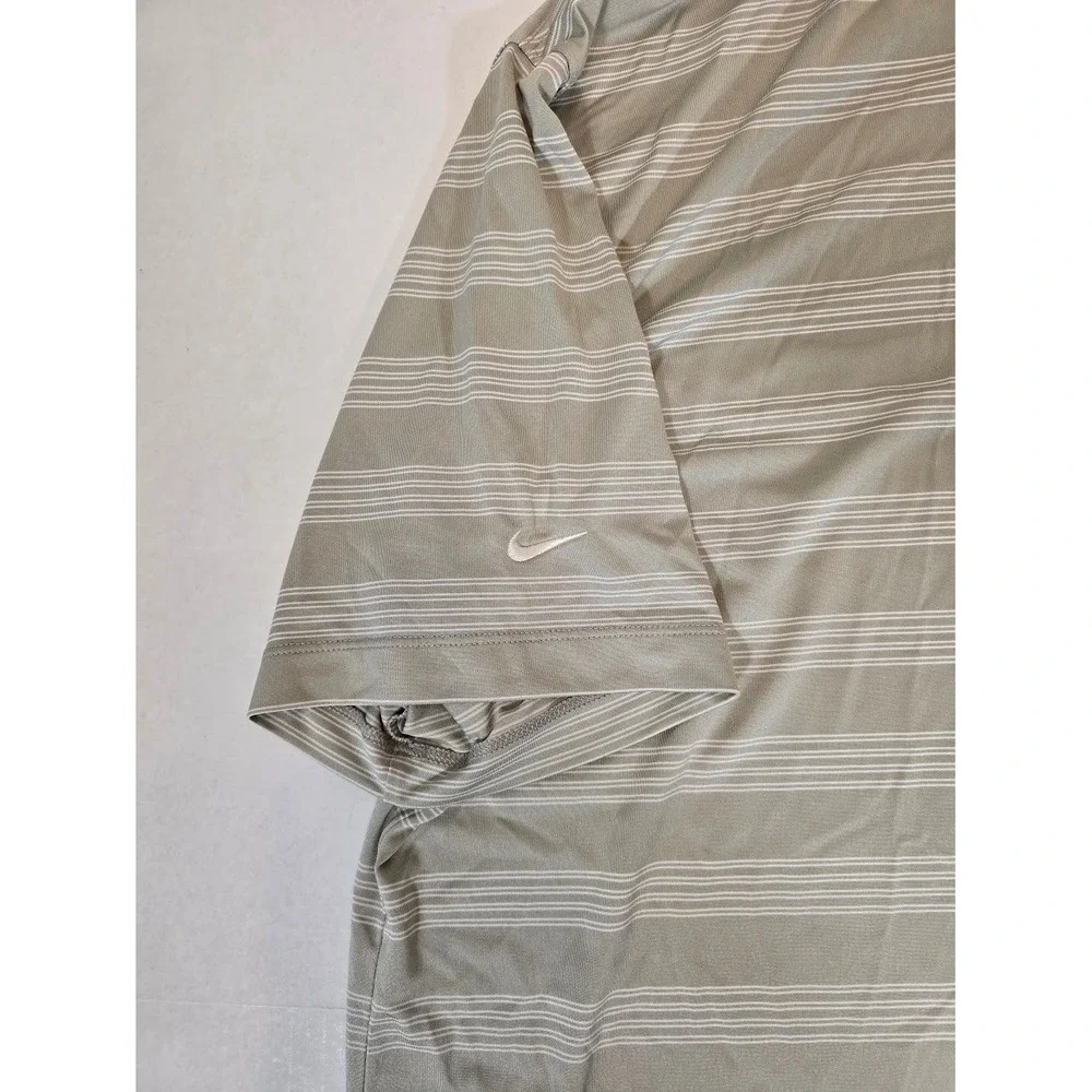 Nike Golf‎ Tour Performance Dri-Fit Striped Polo Shirt Mens Size XL